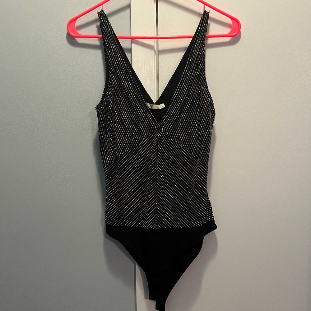 Zara rainbow sparkle bodysuit